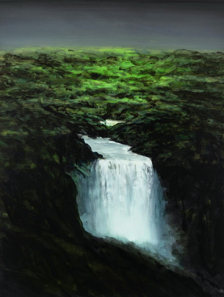 Tula Telfair Piercing the Darkness, 2022 oil on clayboard 24 x 18 inches