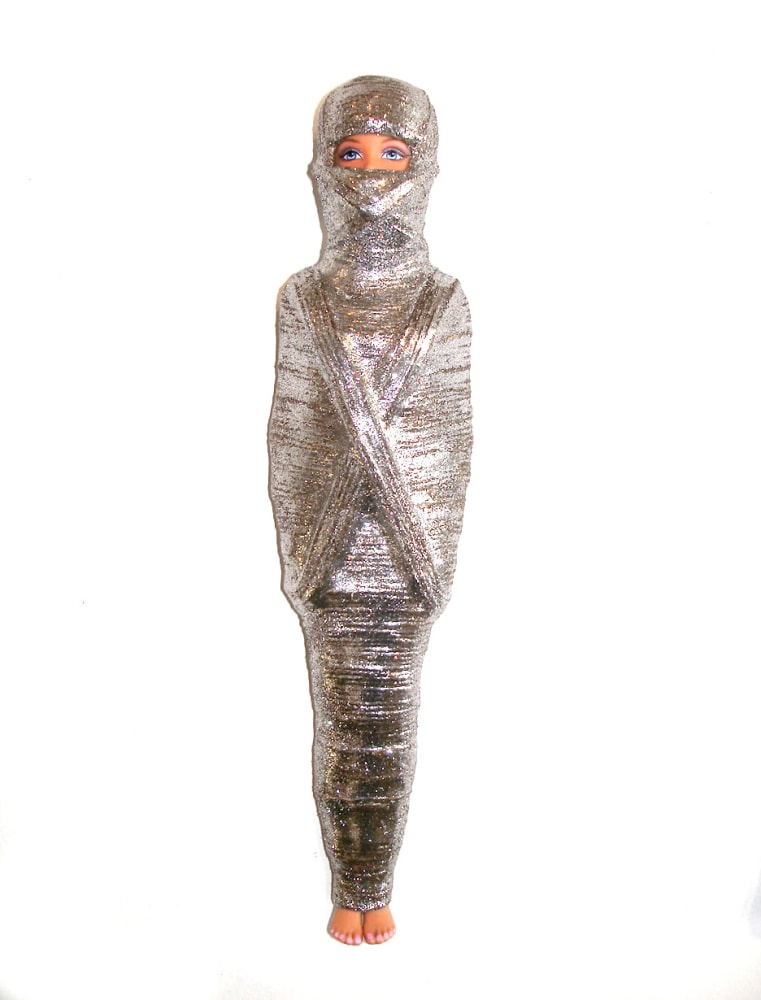 E.V. Day&amp;rsquo;s Mummified Barbie (Silver) (2008).&amp;nbsp;Courtesy of Cheim &amp;amp; Read

&amp;nbsp;