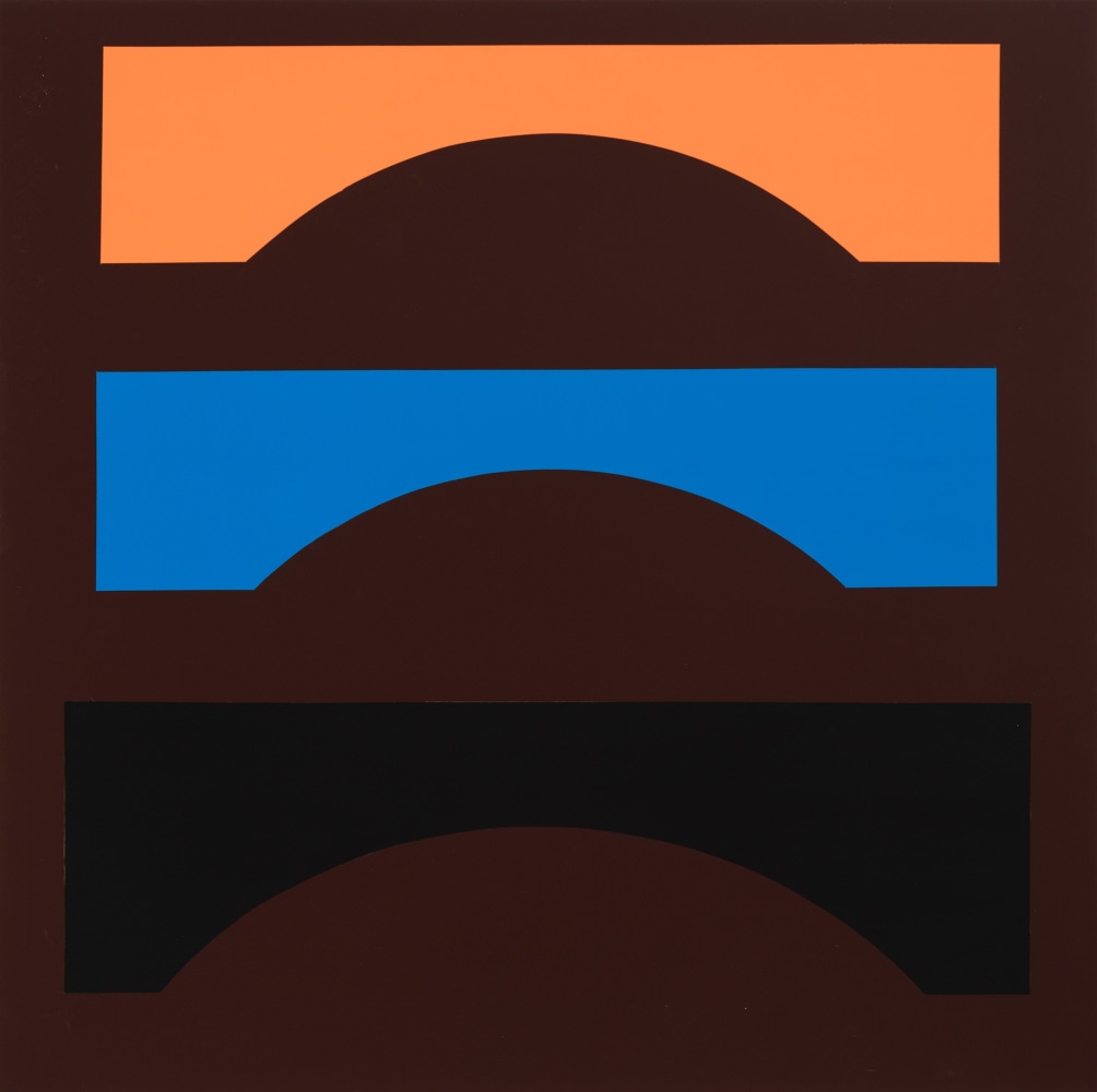 Jason Stewart

Three Arcs Indented, 2021

Acrylic on canvas

43 x 43&amp;nbsp;inches