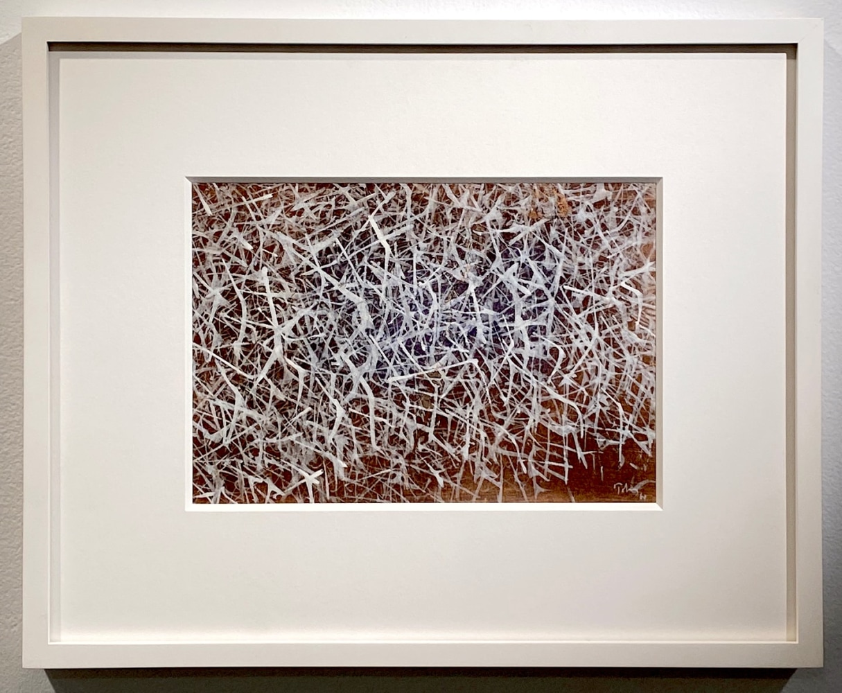 Mark Tobey

Sharp Field,&amp;nbsp;1960

Tempera on paper

6 1/2 x 9 1/4 inches

Signed lower right