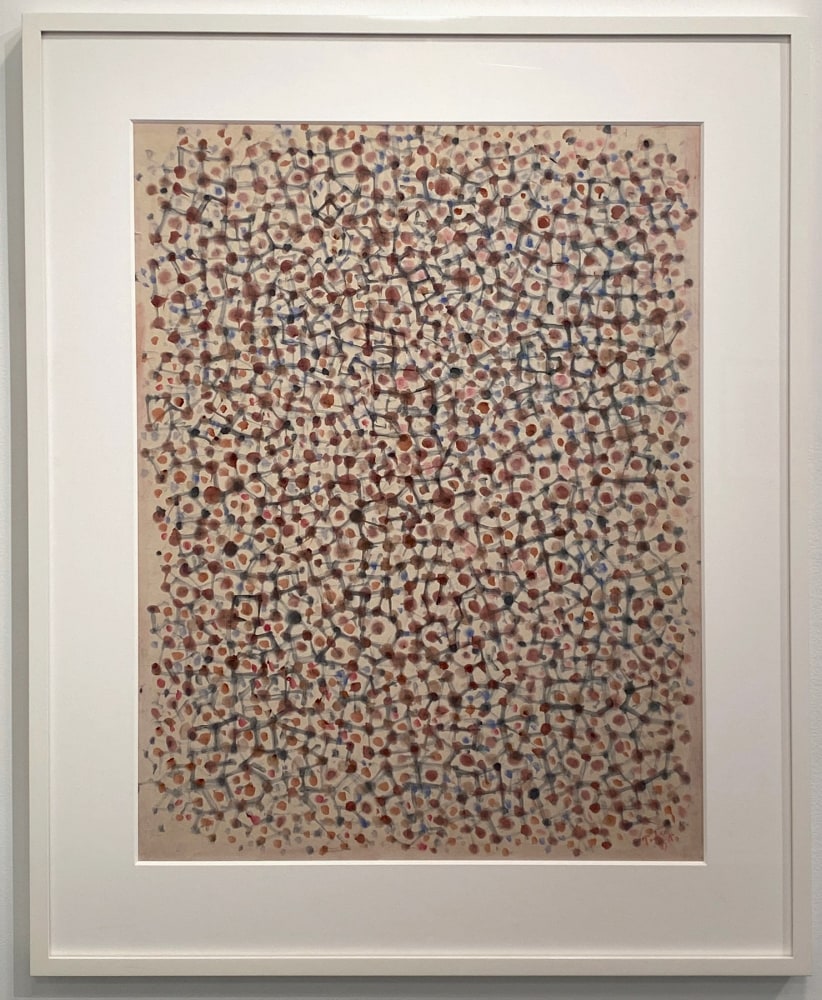 Mark Tobey

Between Space and Time,&amp;nbsp;1965

Tempera on paper

25 1/2 x 19 1/4 inches

Signed lower right