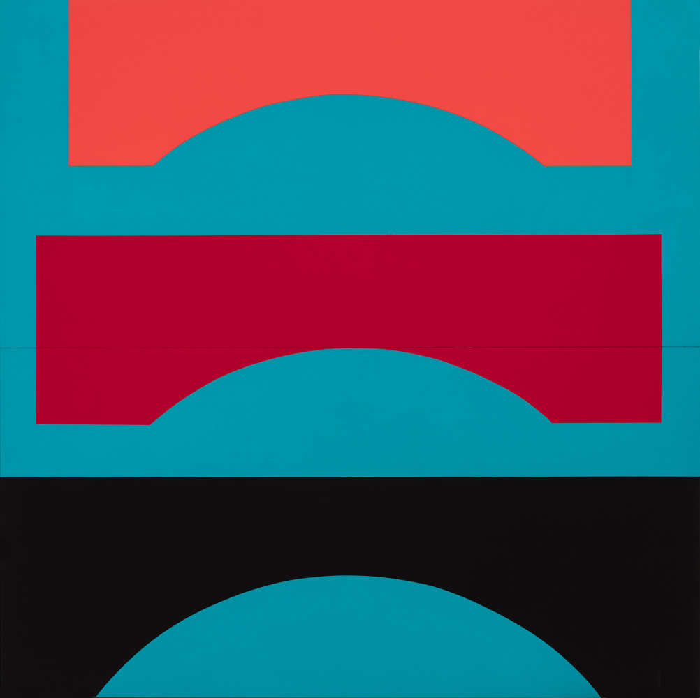 Jason Stewart

Three&amp;nbsp;Arcs Ascending, 2021

Acrylic on canvas

46 x 46 inches
