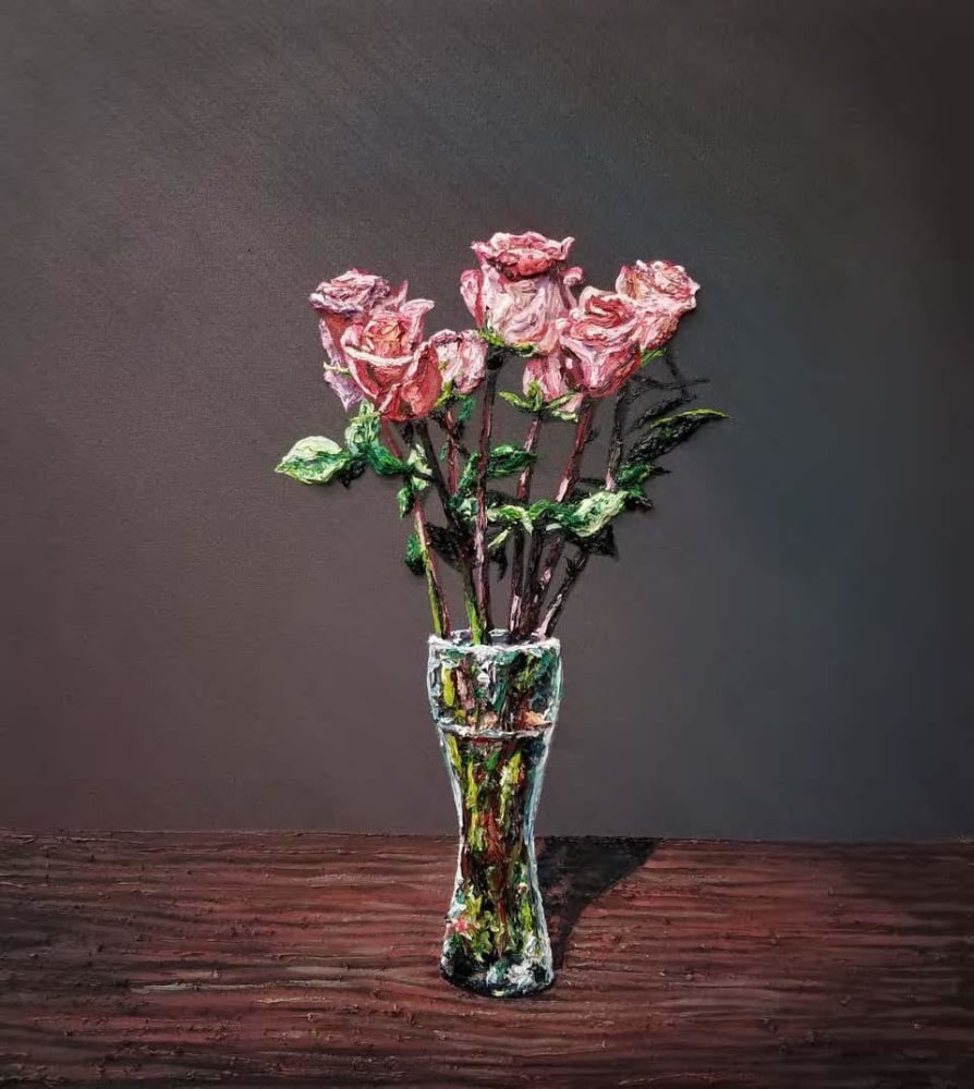 Joey Wolf

Roses in Beer Glass, 2019
Oil on canvas

33.25 x 30 inches /&amp;nbsp;84.45 x 76.2 cm