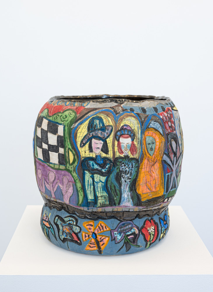 Lauren Elder
Simurgh Tales, 2021
Stoneware, glaze
11.75 x 12.5 x 12.5 inches