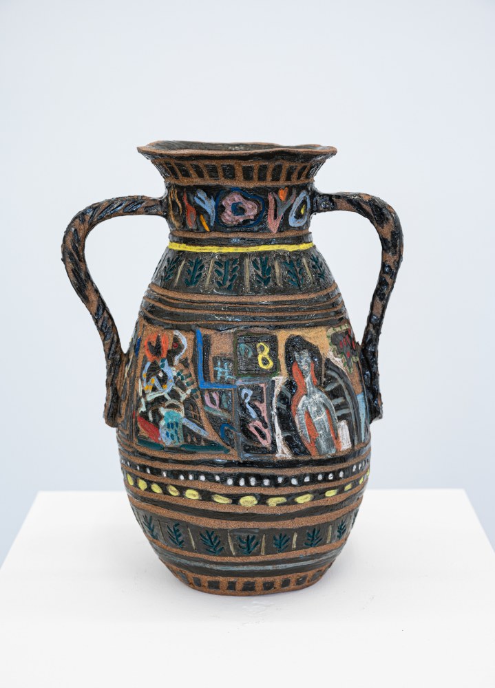 Lauren Elder
Amphora Vase, 2022
Stoneware, glaze
13.25 x 10.5 x 7.25 inches