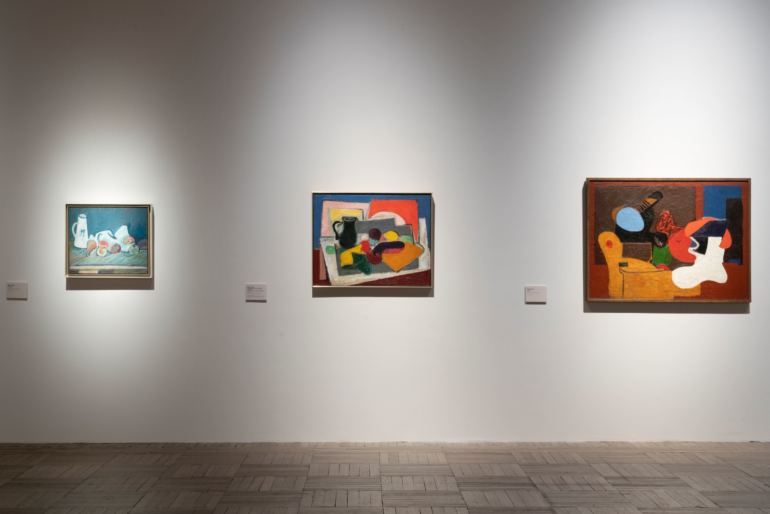 Installation photograph showing a Cubist-style paintings by Gorky from the mid-1930s