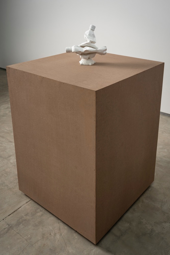 PS6, Untitled (La Piet&amp;agrave;), 2010-25

Plastic bottles, gesso + base (earthenware, gesso)

8.4 x 6.2 x 5.9 inches / 21.5 x 16 x 15 cm