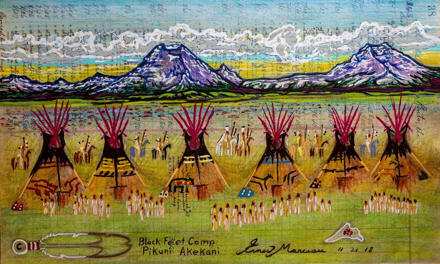 Blackfeet Camp – Pikuni Akekani