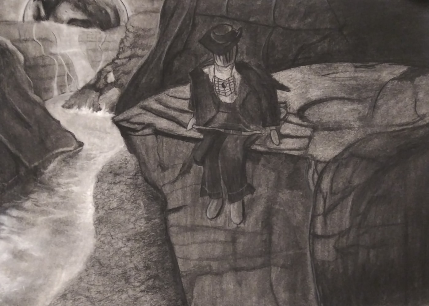 Searching Planet Caravan

Graphite on Paper

&amp;copy; 2021 Mosiah Yellowhand Ware

&amp;nbsp;