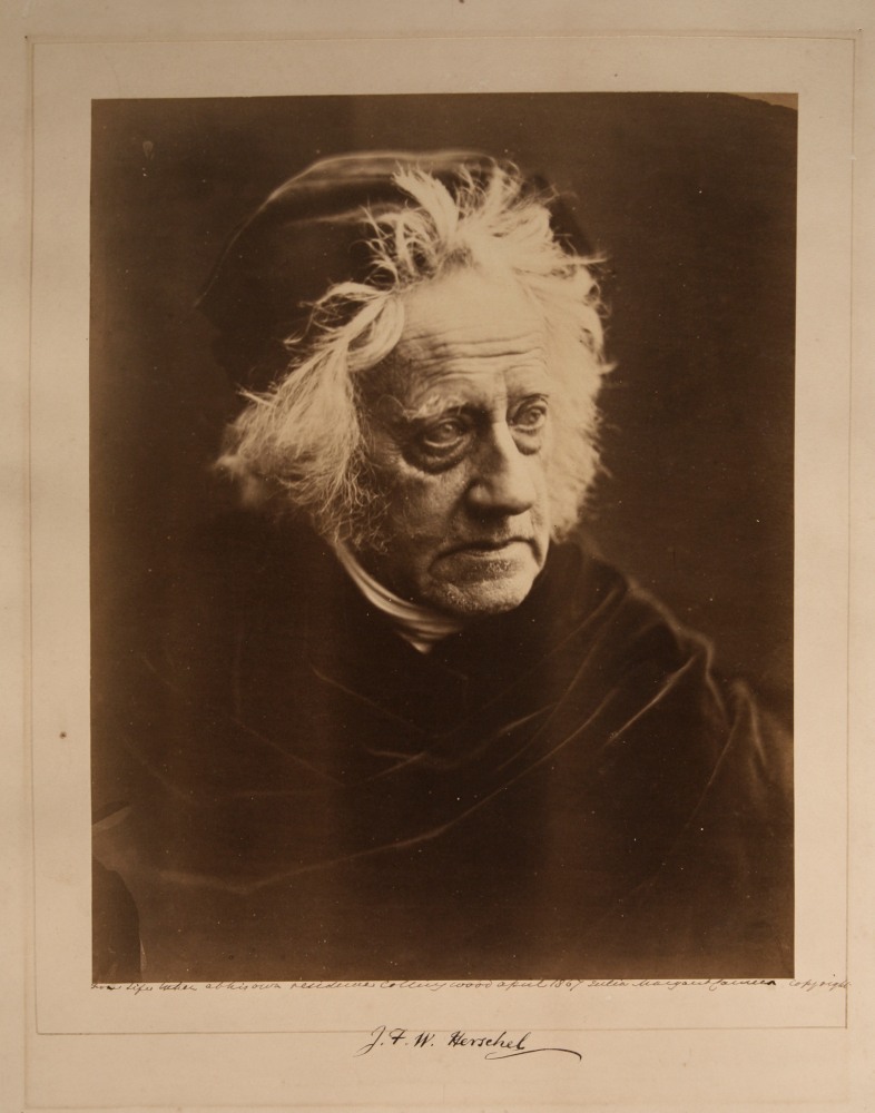 Julia Margaret CAMERON (English, born in India, 1815-1879) &quot;J. F. W. Herschel&quot;, April 1867 Albumen print from a collodion negative 32.2 x 25.7 cm