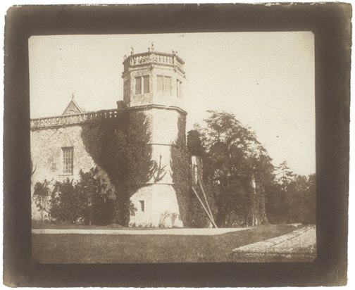 William Henry Fox TALBOT (English, 1800-1877)
The Tower of Lacock Abbey,&amp;nbsp;1845
Salt print from a calotype negative, 16.1 x 19.8 cm