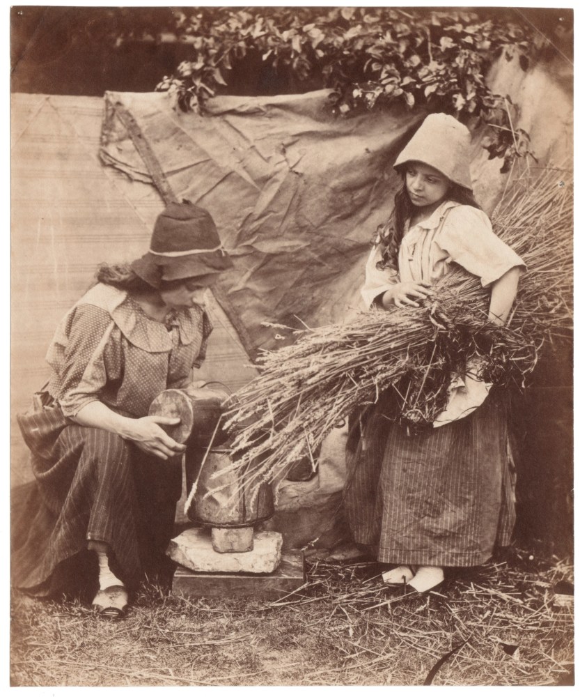 Sydney Richard PERCY (English, 1821-1886) Gypsy girls, circa 1855 Albumen print from a collodion negative 16.4 x 13.6 cm