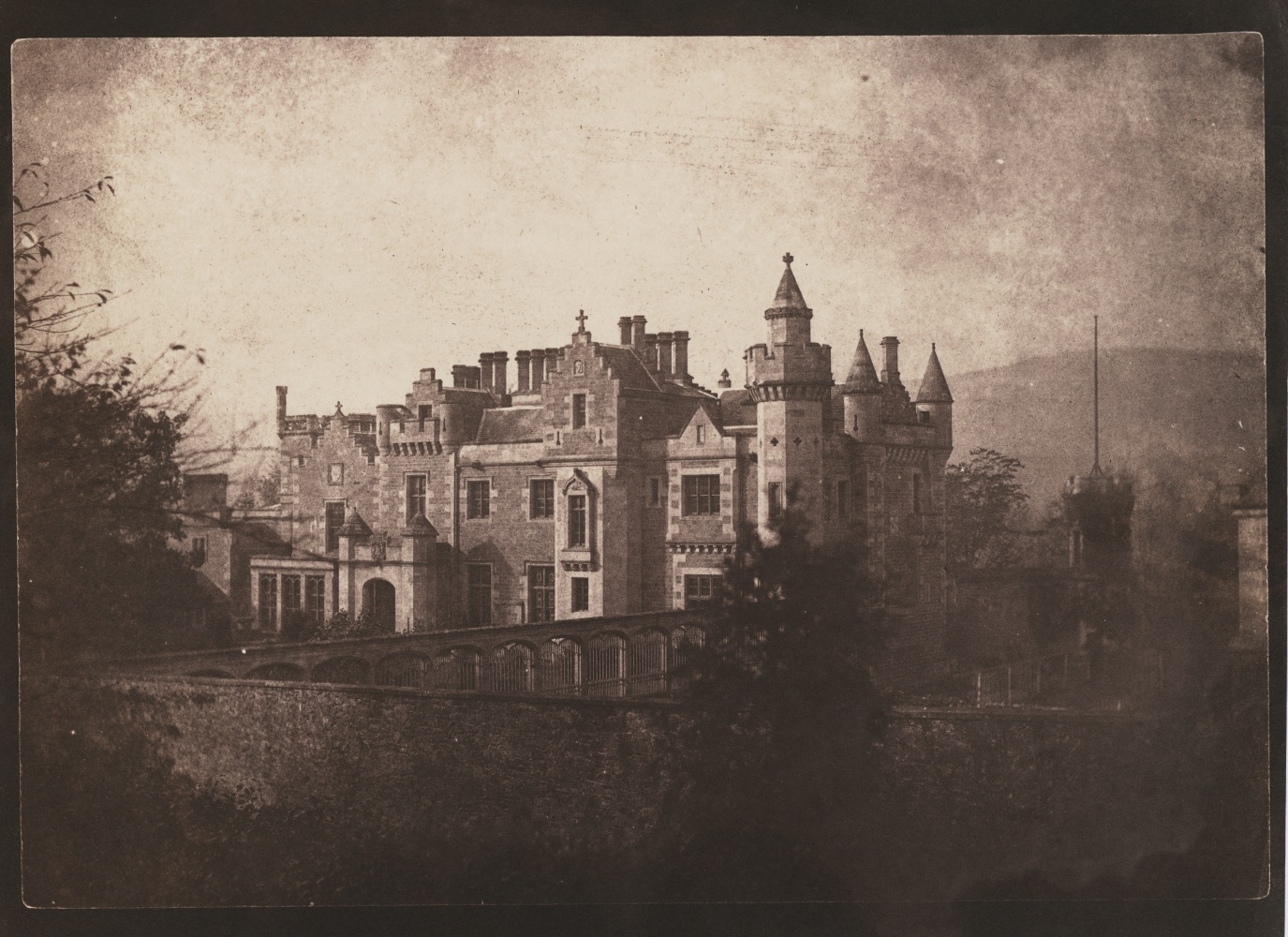 William Henry Fox TALBOT (English, 1800-1877) &quot;Abbotsford&quot;, 1844 Salt print from a calotype negative 15.3 x 22.0 cm on 18.5 x 22.9 cm paper Titled in pencil, and &quot;LA27&quot; in black ink, on verso