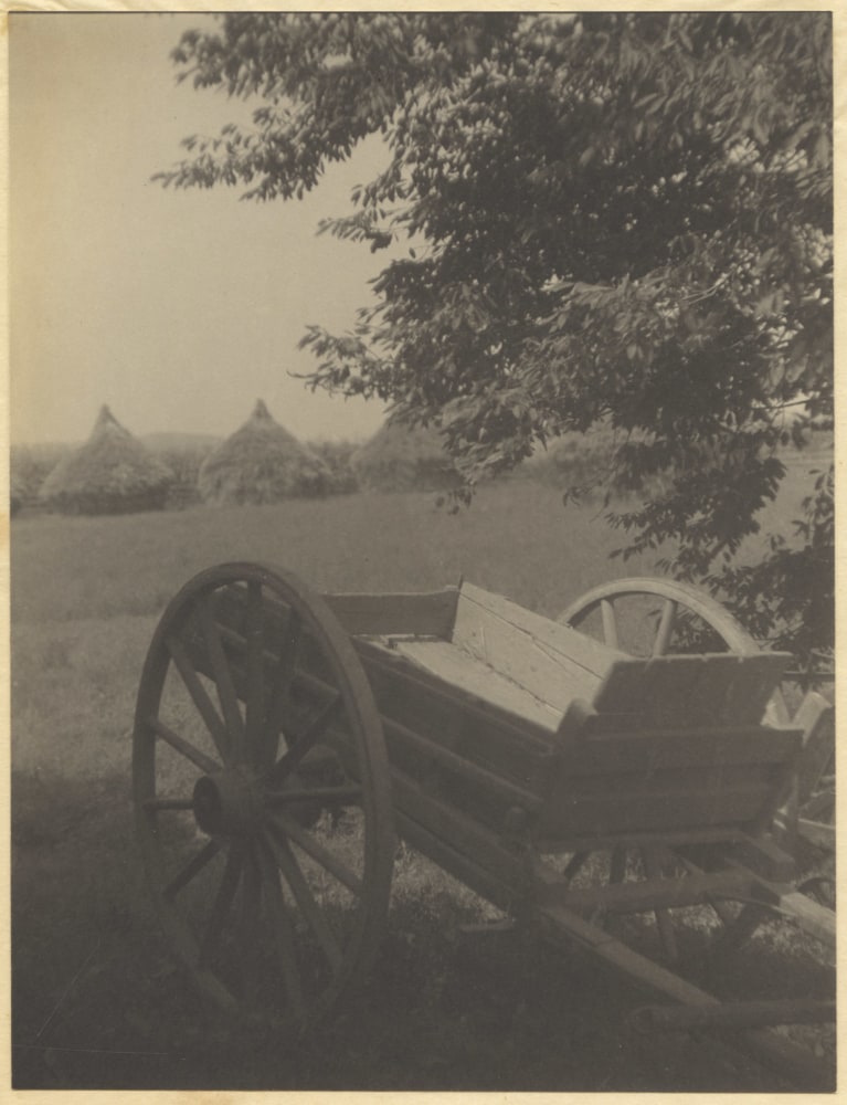 Doris ULMANN (American, 1882-1934) &quot;Summer&quot; study of a wagon, circa 1925-1934 Platinum print 20.5 x 15.5 cm