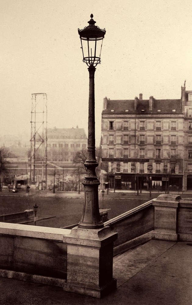 Charles MARVILLE (French, 1813-1879) &quot;Gare de l'Ouest (Montparnasse)&quot;, 1864-1870 Albumen print from a collodion negative 36.0 x 23.1 cm
