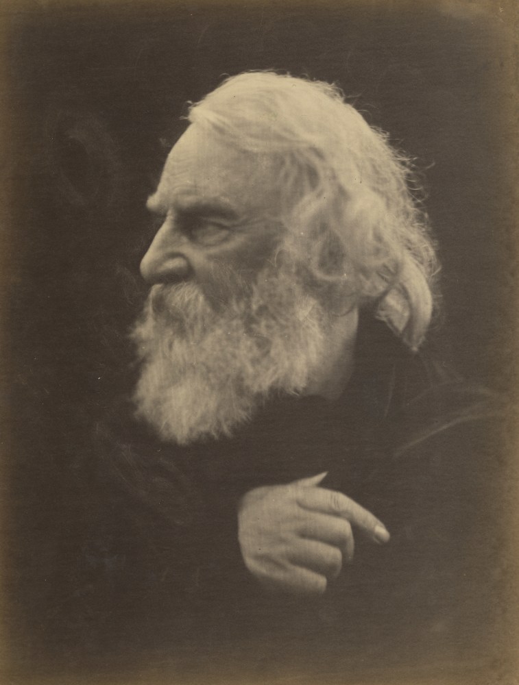 Julia Margaret CAMERON (English, born in India, 1815-1879) Henry Wadsworth &quot;Longfellow&quot; *, negtive 1868, print 1869 Albumen print from a collodion negative 35.8 x 27.5 cm