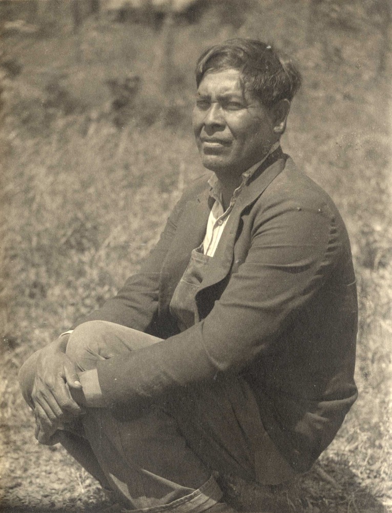 Doris Ulmann (American, 1882-1934) Native American man, circa 1920s Platinum print 20.0 x 15.4 cm