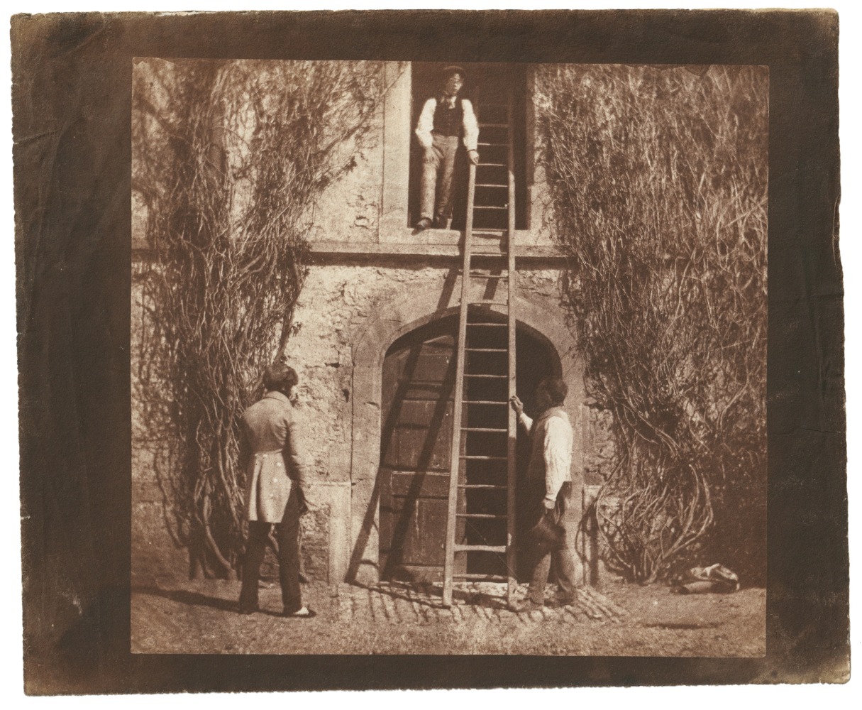 William Henry Fox TALBOT (English, 1800-1877) &quot;The Ladder&quot;, 1844 Salt print from a calotype negative 17.1 x 18.3 cm on 19.6 x 23.8 cm paper