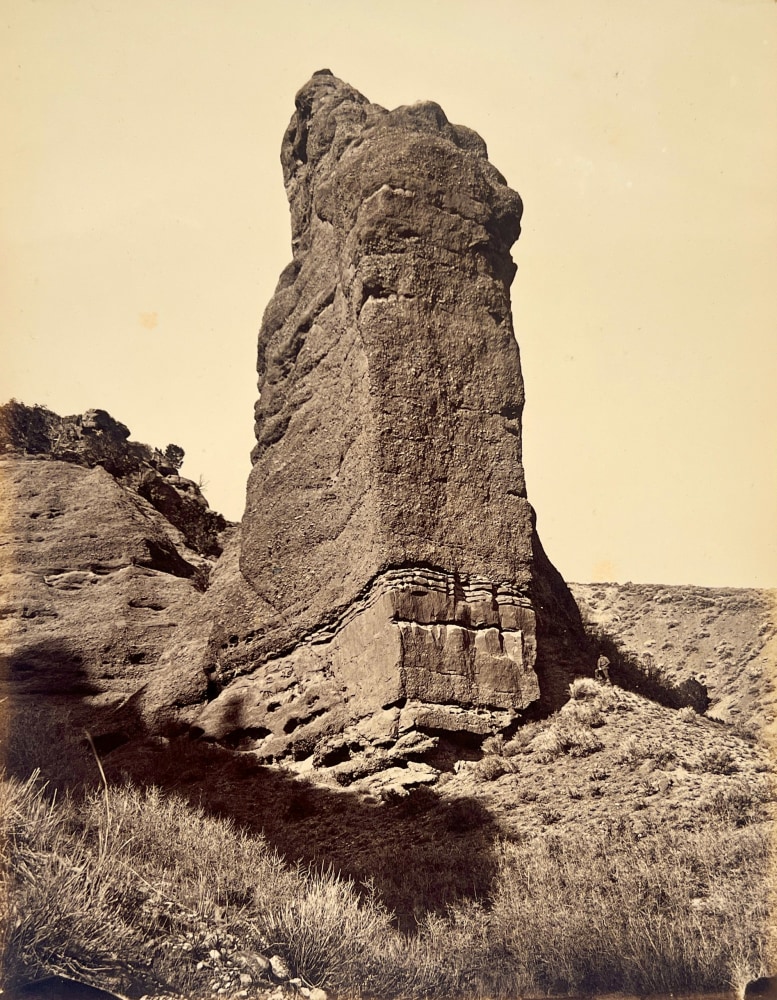 Andrew Joseph RUSSELL (American, 1830–1902) Plate 31 &quot;Monument Rock, Mouth of Echo Canon&quot;, 1868-1869 Albumen print 30.3 x 23.5 cm