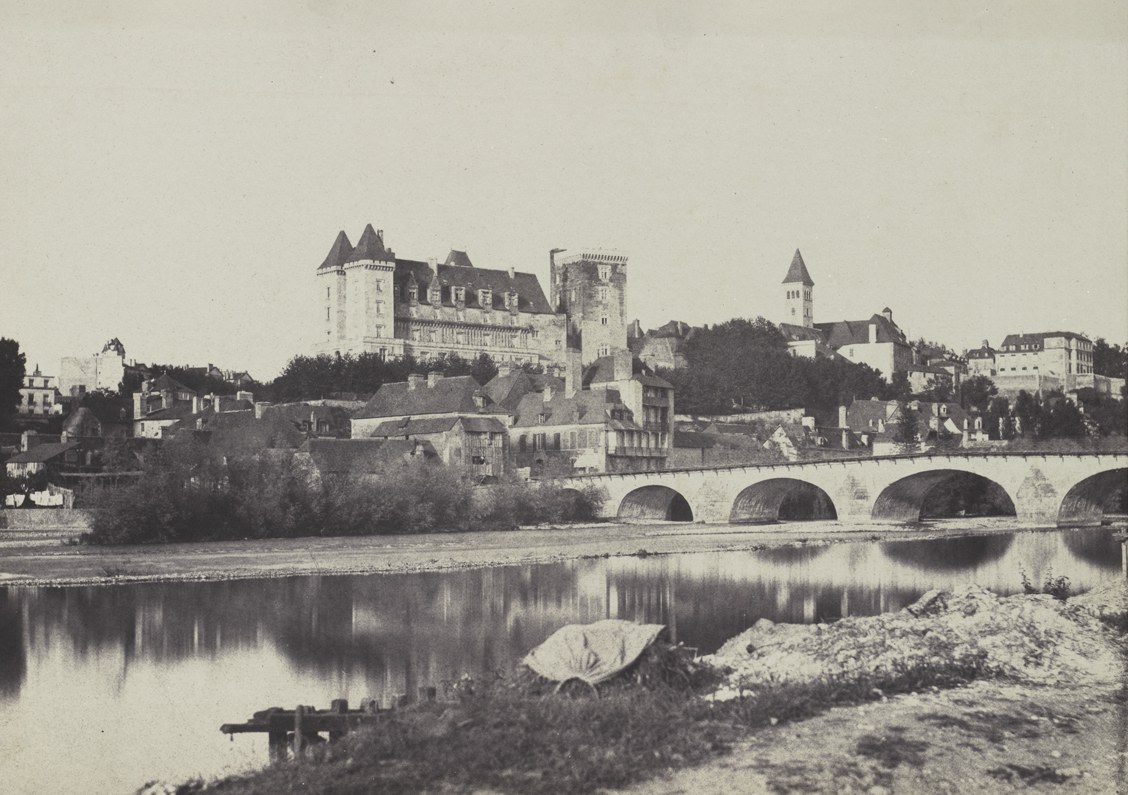 Joseph vicomte VIGIER (French, 1821-1894) &quot;Pau. Château de Pau.&quot;, 1853 Salt print from a paper negative 24.8 x 34.8 cm