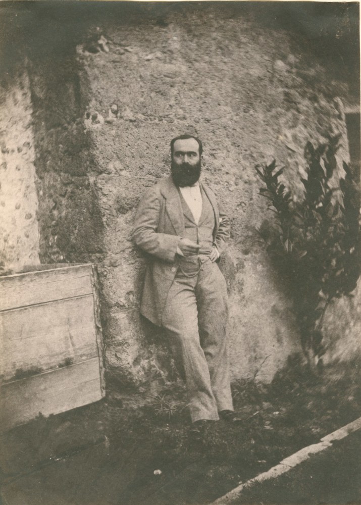 Charles NÈGRE (French, 1820-1880) Portrait of a bearded man, Grasse, circa 1852-1855 Salt print from a waxed paper negative 19.2 x 14.0 cm