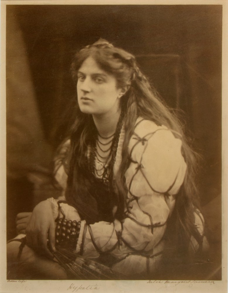 Julia Margaret CAMERON (English, born in India, 1815-1879) &quot;Hypatia, Marie Spartali&quot;*, 1867 or 1868 Albumen print from a wet collodion negative 31.9 x 24.8 cm