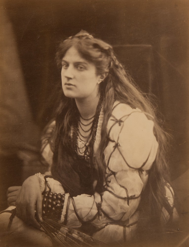 Julia Margaret CAMERON (English, born in India, 1815-1879) &quot;Hypatia, Marie Spartali&quot;, 1867 or 1868 Albumen print from a wet collodion negative 31.9 x 24.8 cm