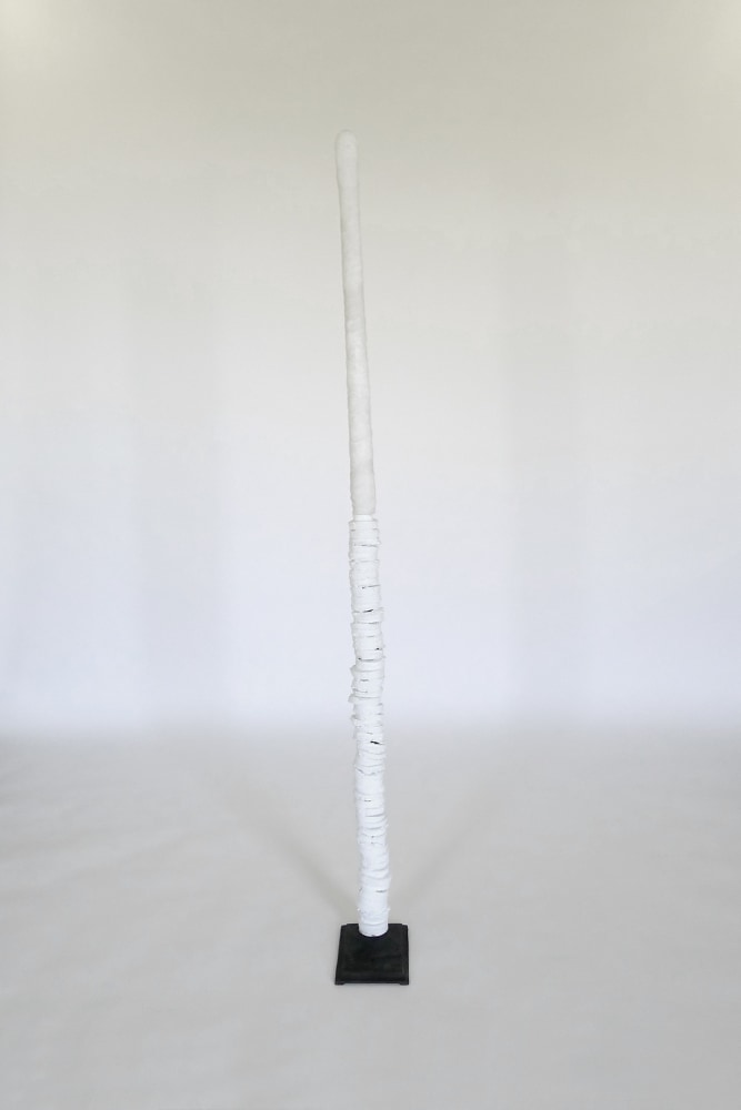 Helmut Lang
Untitled, 2012
rubber, plaster, latex and steel&amp;nbsp;
65 3/8 x 7 3/4 x 5 1/2 inches (166 x 19,5 x 14 cm)
Private Collection