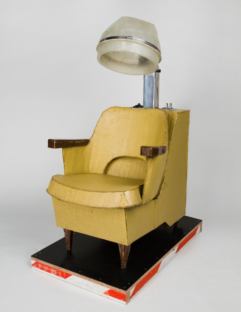 Tom Sachs
Dome, 2011
synthetic polymer paint &amp;amp; thermal adhesive on card board, resin &amp;amp; carbon fiber
51 x 25 1/4 x 31 inches (130 x 64 x 78,7 cm) chair
SW 11136