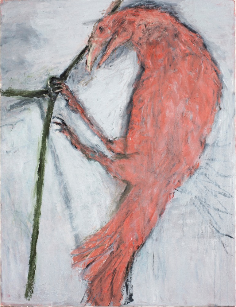 Susan Rothenberg
Pink Raven, 2012
oil on canvas
62 3/4 x 48 inches (159 x 122 cm)
Hall Collection