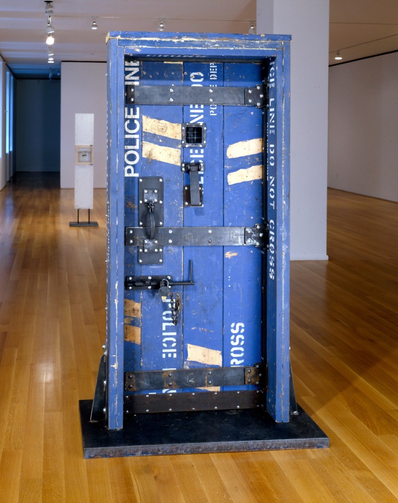 Tom Sachs
Uncle Door, 2004
wood, steel
83 1/4 x 48 1/2 x 24 inches (211,5 x 123,2 x 61 cm)
SW 04141
Collection of The New Britain Museum of American Art, New Britain, CT
