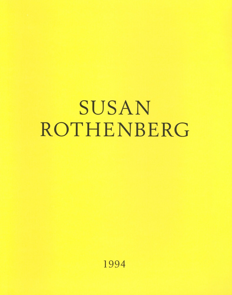 yellow book cover with the artist's name and year in black text