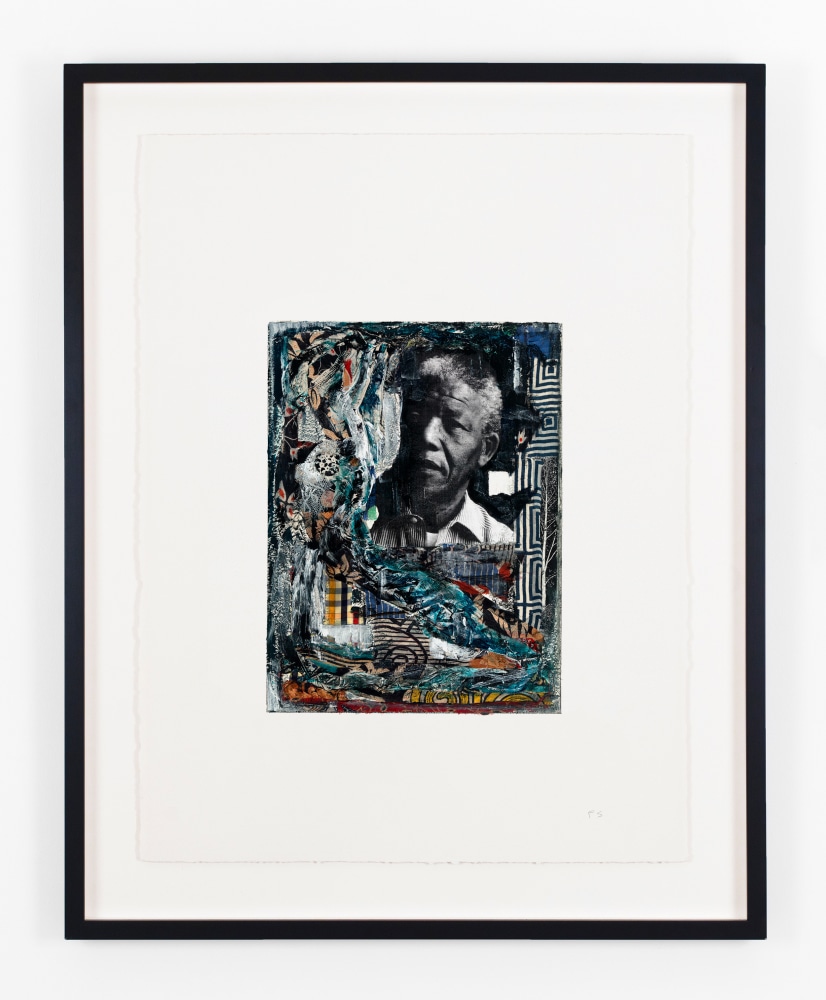 Peter Sacks

Resistance Series (Nelson Mandela 2), 2020-2022

mixed media on paper

30 x 22 1/2 inches (76,2 x 57,2 cm)
36 1/4 x 29 x 2 inches (92,1 x 73,7 x 5,1 cm) frame

Framed: 36 1/4h x 29w x 2d in
92.08h x 73.66w x 5.08d cm

SW 22253