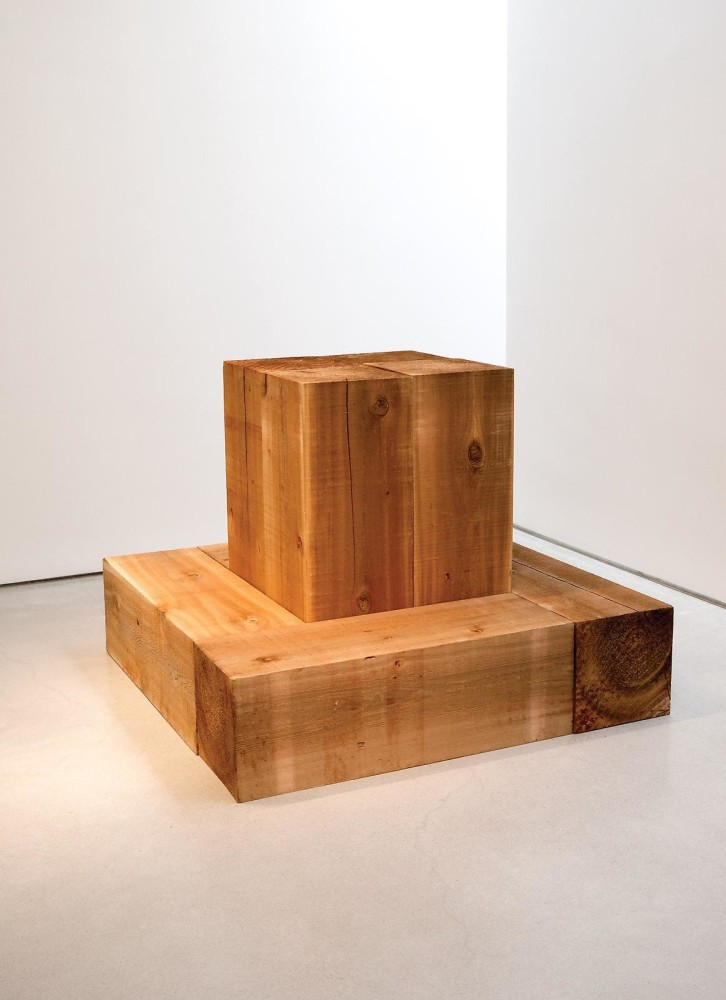 Carl Andre
Nixes Mate, 1992
Western Red Cedar; 8 timbers
35 3/8 x 11 3/4 x 11 3/4 inches
SW 12294