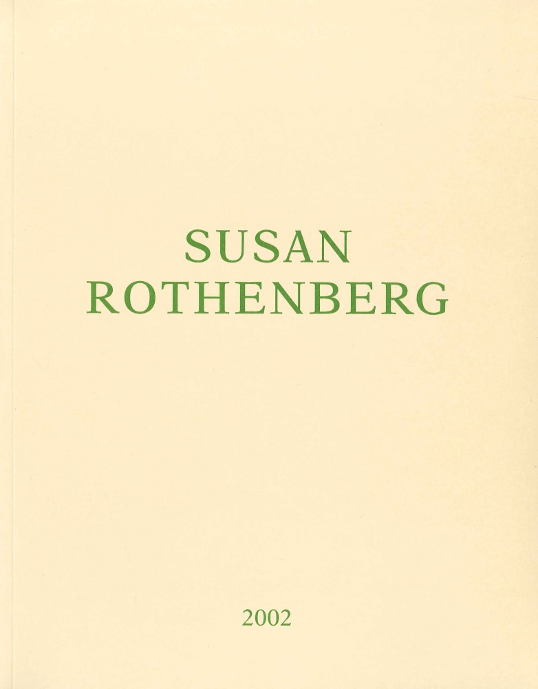 yellow book cover with the artist's name and date in green text