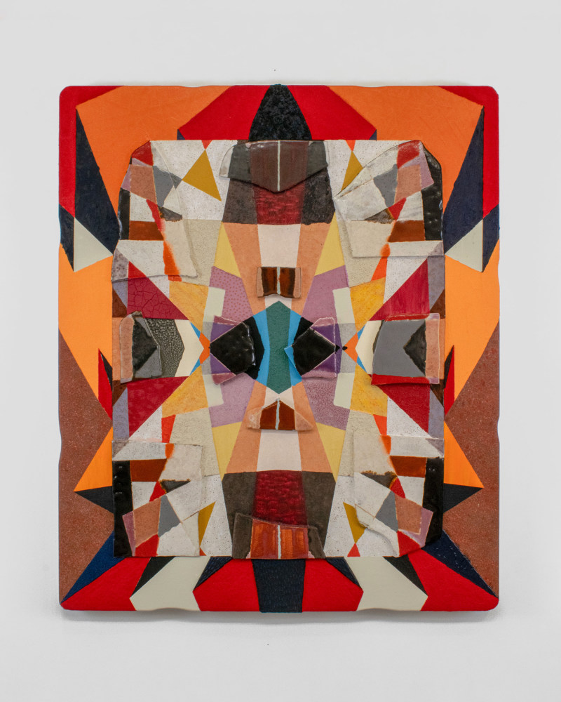 Kevin&amp;nbsp;Uma&amp;ntilde;a
Imaginary Flames, Smoke, and the Vastness of Space, 2025
acrylic, oil, vinyl paint, flock, ink, sand, gouache, ceramics on canvas
38 x 32 x 2 inches (96,5 x 81,3 x 5,1 cm)
SW 25107