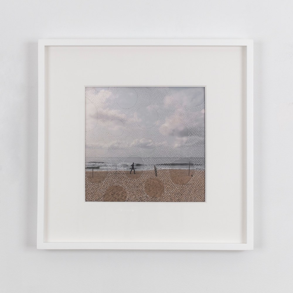 Joana Choumali
Untitled (&amp;Ccedil;a Va Aller), 2019
mixed media
9 1/2 x 9 1/2 inches (24 x 24 cm)
16 1/4 x 16 1/4 inches (41,3 x 41,3 cm) frame
​​​​​​​SW 21134