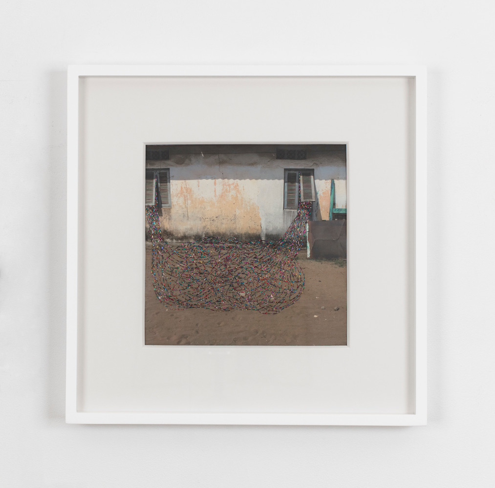 Joana Choumali
Untitled (&amp;Ccedil;a Va Aller), 2019
mixed media
9 1/2 x 9 1/2 inches (24 x 24 cm)
16 1/4 x 16 1/4 inches (41,3 x 41,3 cm) frame
​​​​​​​SW 21126