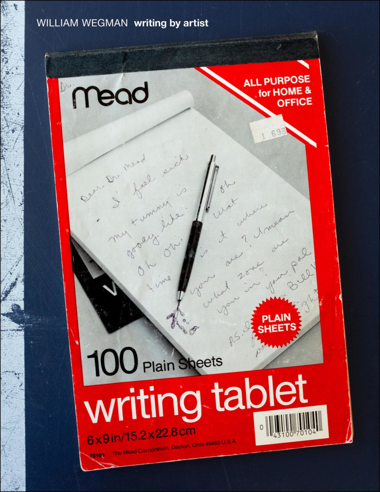 book cover illustrated with a Mead brand writing tablet
