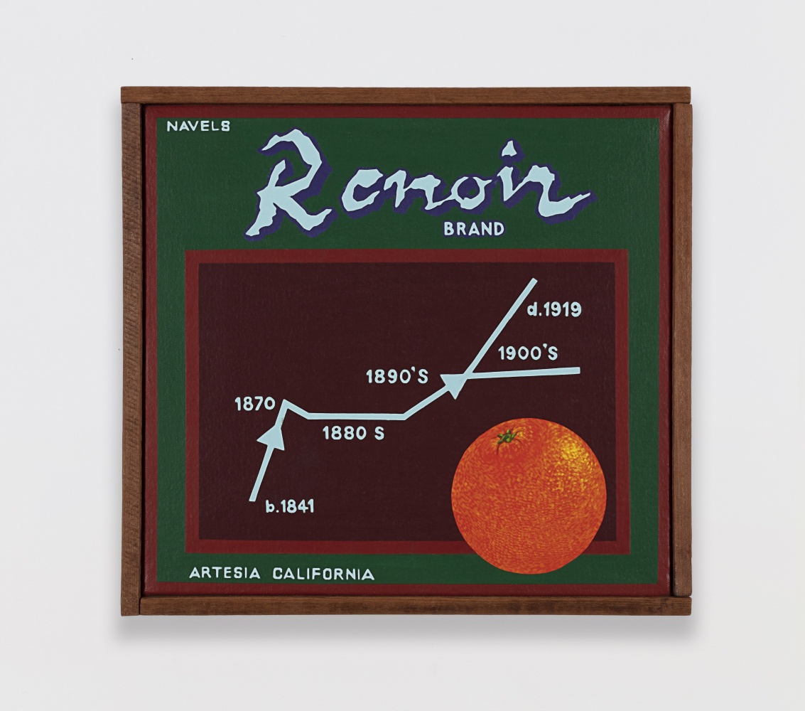 Ben Sakoguchi, Orange Crate Label Series: Renoir Brand, c. 1974-81