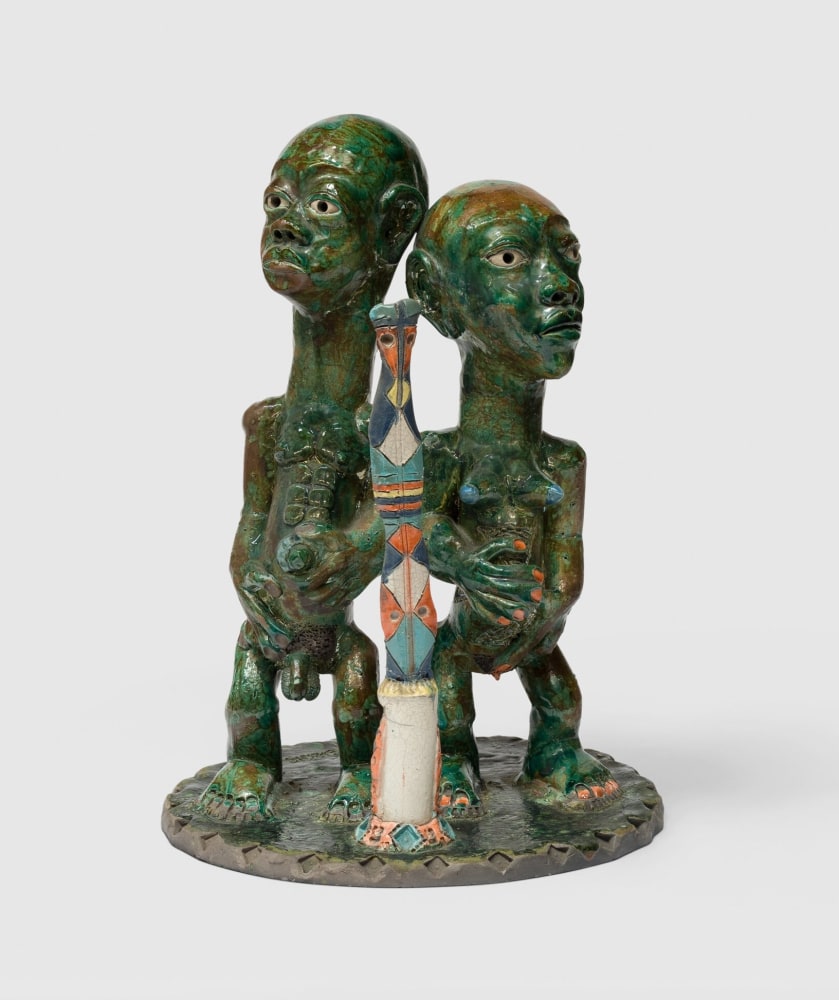 Mythical Python of the Baga People of Guinea, 2015
Raku-fired ceramic
19 x 13 x 14 inches (48.3 x 33 x 35.6 cm)