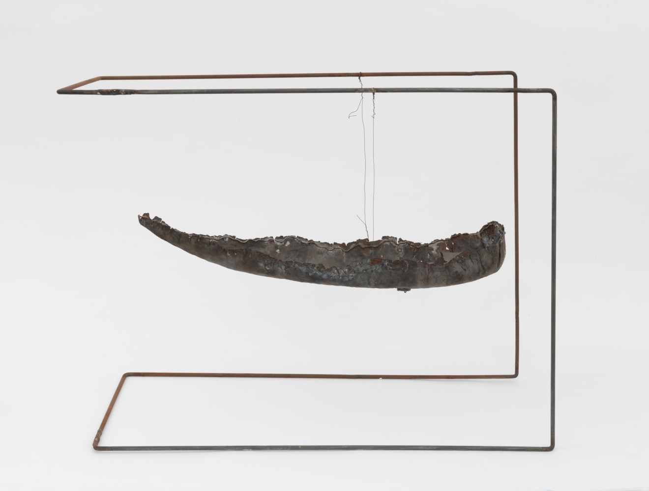 Untitled (boat), c. 1990s
Metal, tin and wire
20 1/8 x 26 1/4 x 11 1/2 inches (51.1 x 66.7 x 29.2 cm)