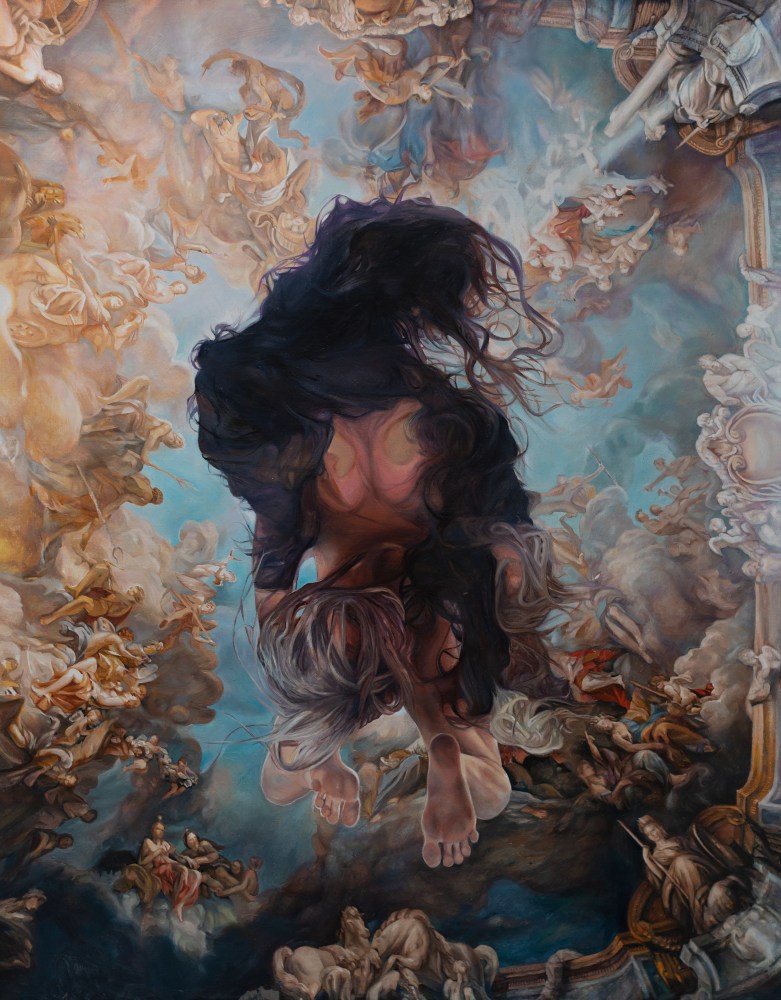 Descent, 2022

Oil on linen

54.75h x 42.50w in