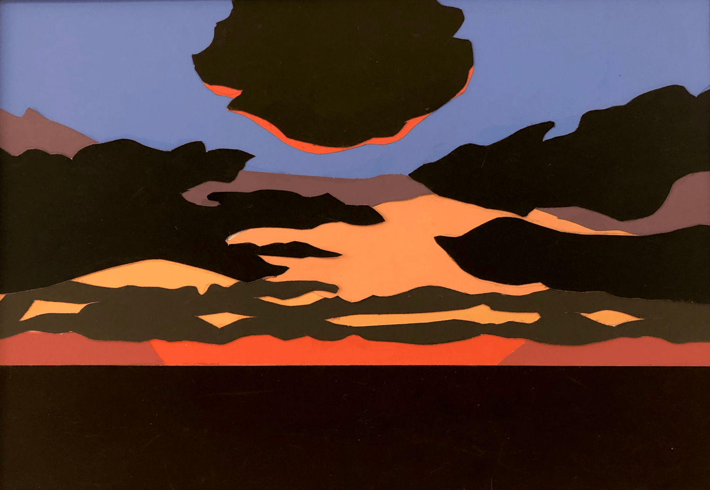 Ocean Sunrise #4, 2023

Color-aid paper on Bristol board

5h x 7w in