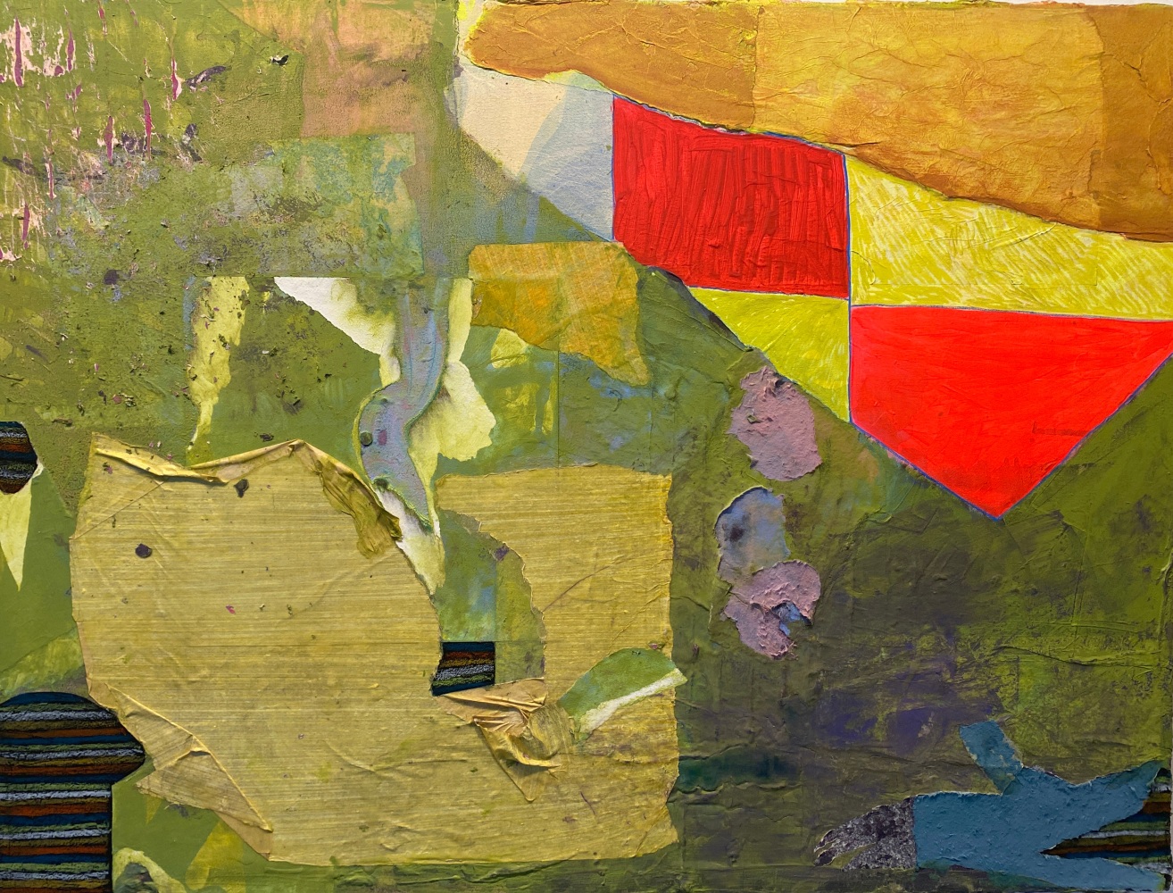 Ineffable Patterns #20, 2023

Acrylic, Paper, Flashe, and Crayon on Canvas

30h x 40w in