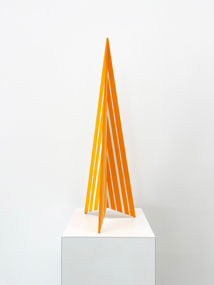 Peter Dayton

Orange Rocket, 2016-8

Acrylic, spray enamel, resin, and varnish on MDF

35.50h x 10.75w x 10.75d in