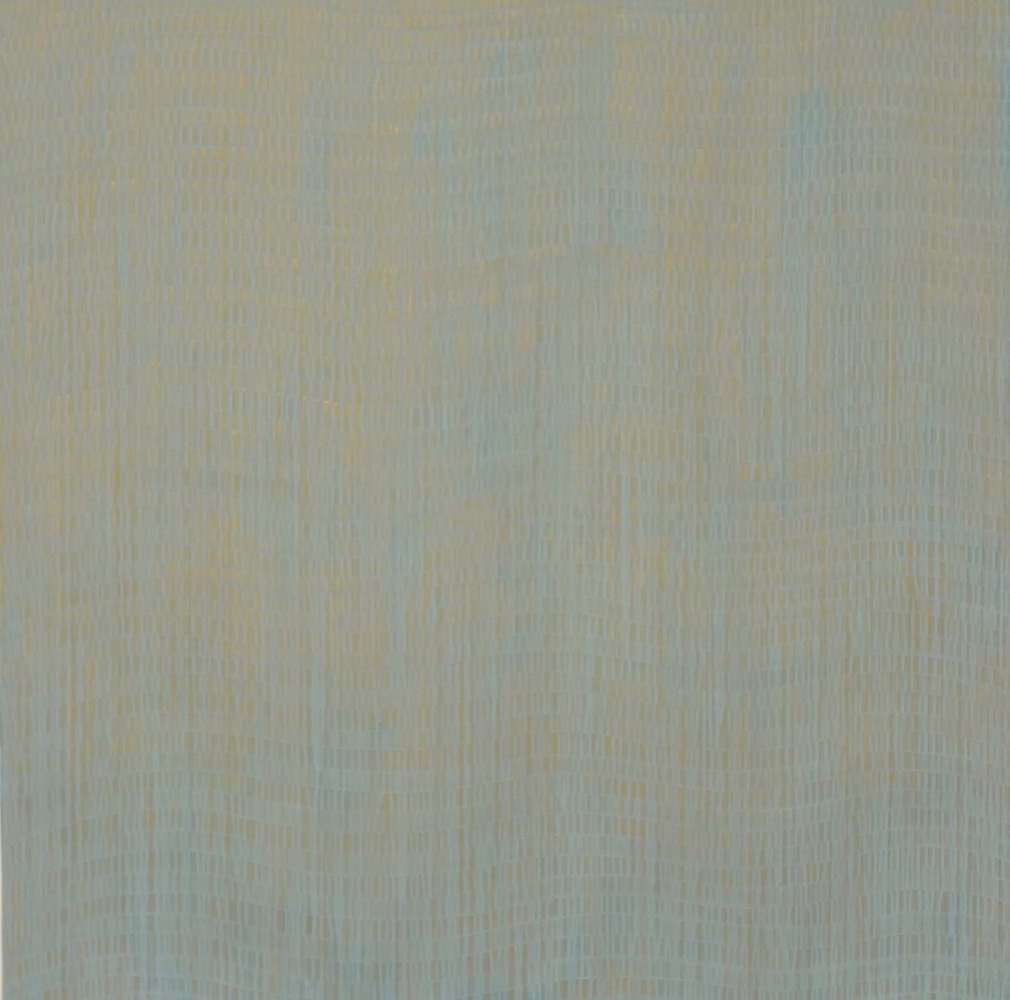 Sabine Friesicke, TW, (light blue), 2020  Acrylic on arches paper, 51.57h x 51.57w in ALT