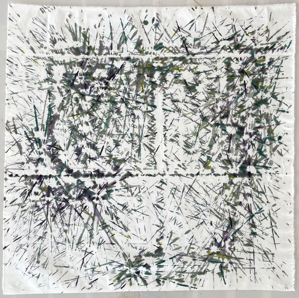Isabel Gouveia

Untitled (The Web), 2016

Acrylic and gouache on muslin

21.25h x 21.25w in