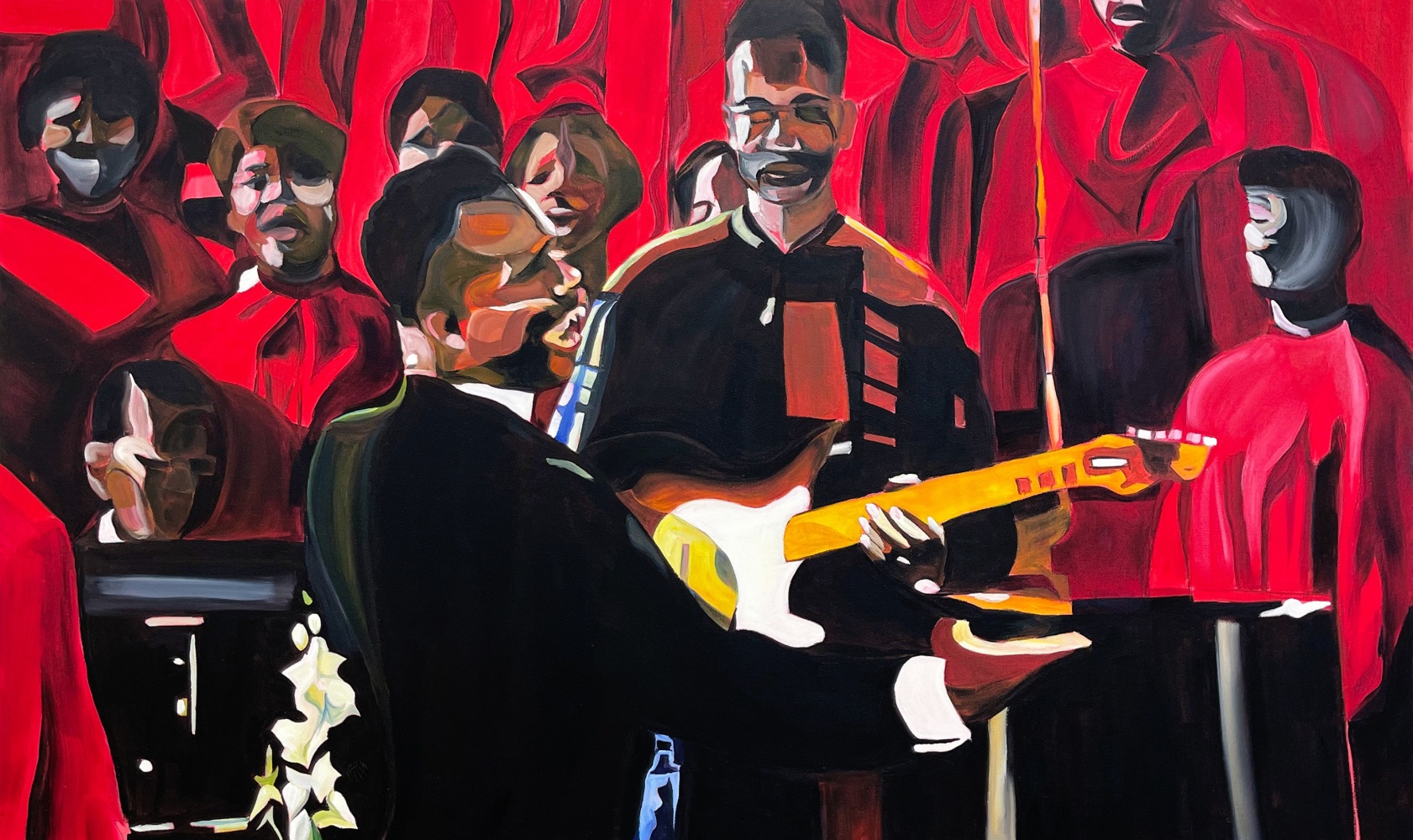 Georgia Mass Choir, 2024

Oil on canvas

30h x 48w in