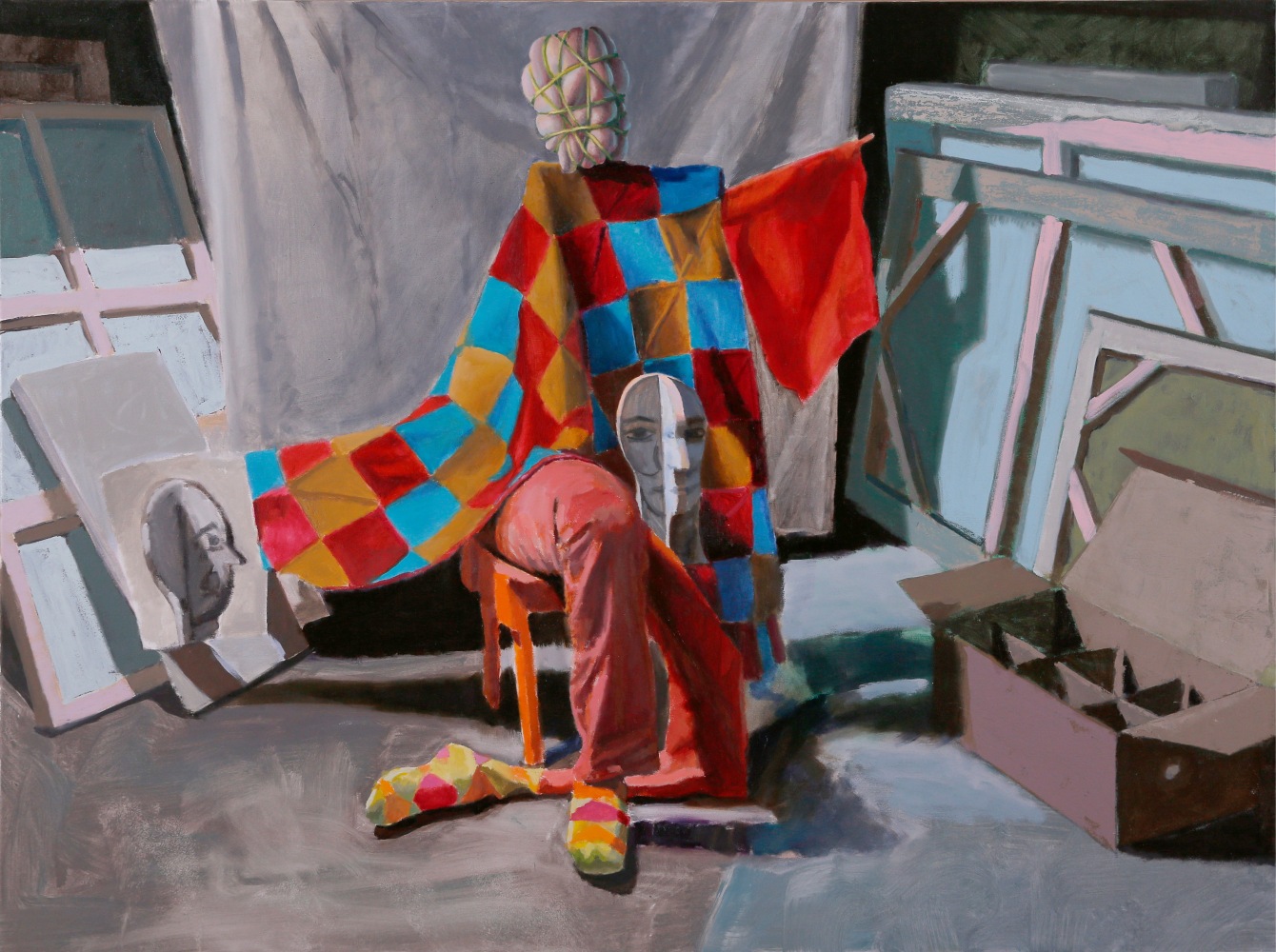 Supplication, 2022

Oil on canvas

36h x 48w in